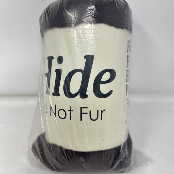 Unhide Faux Fur Bundle New Small Blanket And 20x20 Chocolate Pillow -Ship Fast - Picture 7 of 9